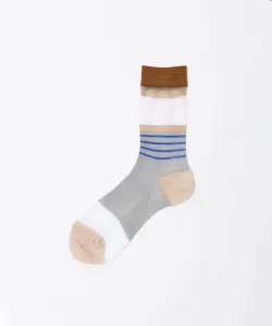 Прозрачные носки-бордеры Tricot, цвет 95Gray