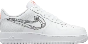 Кроссовки Nike Air Force 1 '07 '3D Swoosh', белый
