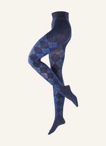 Колготки fine argyle Burlington, цвет 6120 MARINE