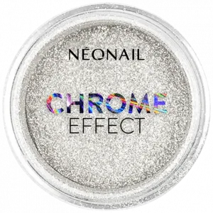Neonail Chrome Effect серебряная пудра для ногтей, 2 г