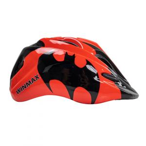 Шлем детский Carebull Winmax Bicycle Bat 4-10 Years Old, оранжевый/черный