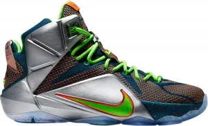 Кроссовки Nike LeBron 12 'Trillion Dollar Man', серебряный