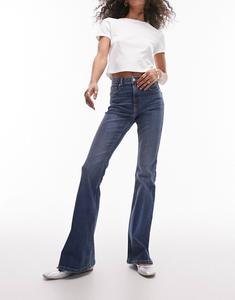 Джинсы Topshop Jamie Flare, синий