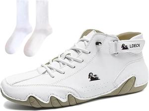 Ортопедические кроссовки KBOWQ, водонепроницаемые и дышащие ортопедические ботинки, зимние высокие ботинки с поддержкой свода стопы, белый