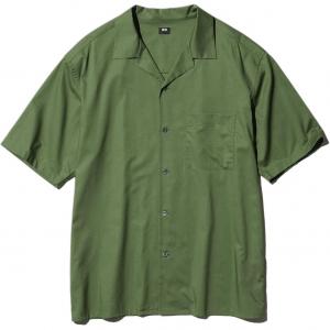 UNIQLO Рубашка Unisex Olive Green