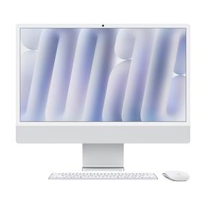 Моноблок Apple iMac 24" М4 (2024), 8 CPU/8 GPU, 24ГБ/256 ГБ, Gigabit Ethernet, Silver, английская клавиатура