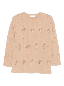 Свитер крупной вязки Kangra, нейтральный