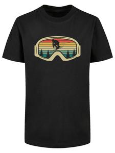 Рубашка F4NT4STIC Retro Skibrille Wintersport, черный