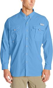 Columbia Мужская рубашка PFG Bahama II с длинным рукавом, Yacht