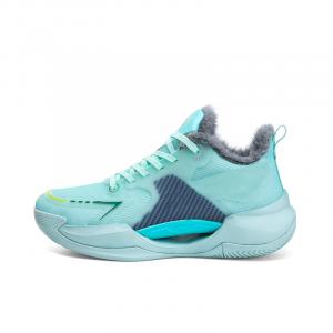 Lin Feng Амортизирующие нескользящие и износостойкие низкие баскетбольные кроссовки унисекс бело-красные MA728 бирюзовые, цвет MA728 Turquoise