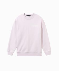 толстовка с круглым вырезом и логотипом