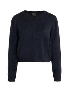 Женский вязаный свитер черного цвета faina