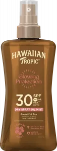 Солнцезащитный крем Hawaiian Tropic Glowing Protective Dry Spray Oil LSF 30