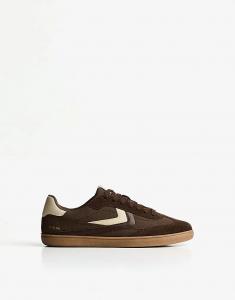 Кроссовки Bershka Retro коричневого цвета