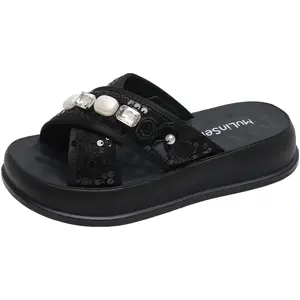 Тапочки-слайды женские, устойчивые к истиранию Mulinsen, Beige