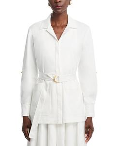 Веда Жакет с поясом Kobi Halperin, белый