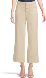 Джинсы 7 For All Mankind Ultra High Rise Cropped Jo, Creme