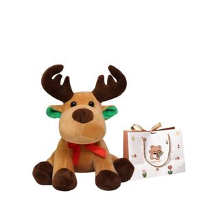 Плюшевая игрушка олень рождественский плюшевый кукла высота 25см/35см/45см OU DI PIG