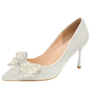 GOSO Туфли на тонком каблуке, женские, белые