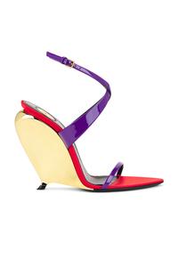 Gippy Wedge Сандалии Saint Laurent, Acinus Violet