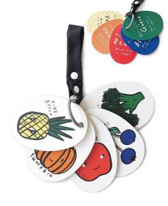 Карточки для колясок Wee Gallery — я вижу на рынке — от 6 месяцев и старше, мультиколор