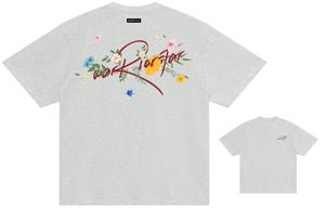 Футболка Unisex из коллекции Riding The Wind WARRIOR, белый heather серый[upgraded][heavyweight]