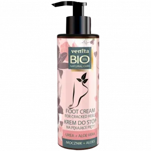 Venita BIO крем для ног с мочевиной от трещин на пятках, 100 г