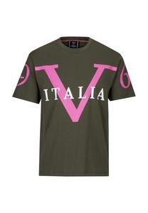 Футболка 19V69 Italia Print T-shirt, Military Green/Green