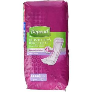 Подушечки для снижения мочеиспускания Depend, бежевые