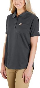 Carhartt Women's 105810 Женская футболка Force Relaxed Fit с коротким рукавом и карманом, Shadow