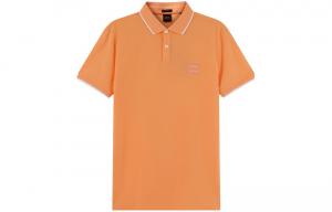 Мужская рубашка-поло SS23 Hugo Boss, milk оранжевый