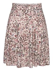 Мини-юбка Vivance, цвет creme/mauve bedruckt
