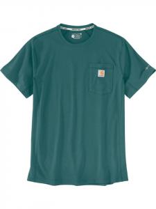 CARHARTT Футболка "Force Relaxed T-Shirt" зеленого цвета