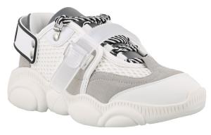 Женские белые повседневные туфли Low Top MOSCHINO