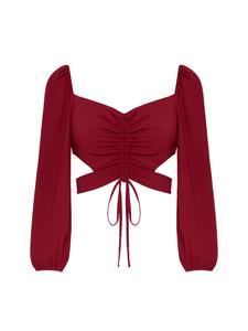 Elara Блузка в бордовом цвете