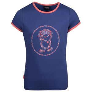 Футболка Trollkids Girl's Flower Troll T, цвет Dark Purple/Coral Rose