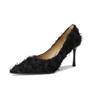 Zubumei Тонкие каблуки на шпильке для женщин черные, цвет Black