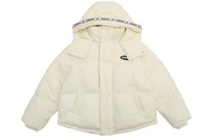 Nerdy Пуховик унисекс молочно-белый, Milk White