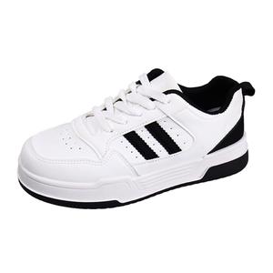 Happy Fish Женские скейтерские кеды с низким верхом устойчивые к истиранию черные, цвет Black