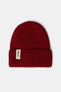 Шерстяная шапка «Теплые мысли» Joyinme, бордовый