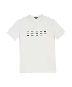 Белая хлопковая футболка Lee Label Paul Smith, белый