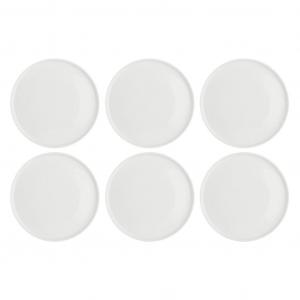 La Porcellana Bianca Набор из 6 обеденных тарелок 21 см P004400T21Z Koopmann International b.v., белый