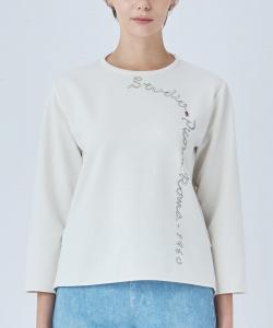 Пуловер с боковой заправкой