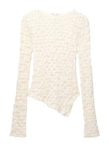 Лонгслив Pull&Bear Pull&Bear , Cream