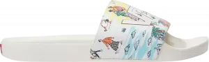 Сандалии Vans Kide Baharudin x Slide-On Kuala Pilah, белый