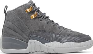 Кроссовки Air Jordan 12 Retro GS Dark Grey, серый