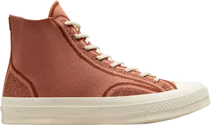 Кроссовки Converse Renew Chuck 70 Knit High Healing Clay, оранжевый