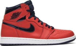 Кроссовки Air Jordan 1 Retro High OG David Letterman, оранжевый