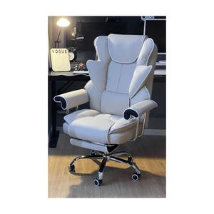 Игровое кресло Insdea HDA059, сталь, латекс, с подставкой для ног, белый