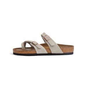 Devo Life Серые замшевые женские шлепанцы с противоскользящей подошвой, цвет Gray Suede